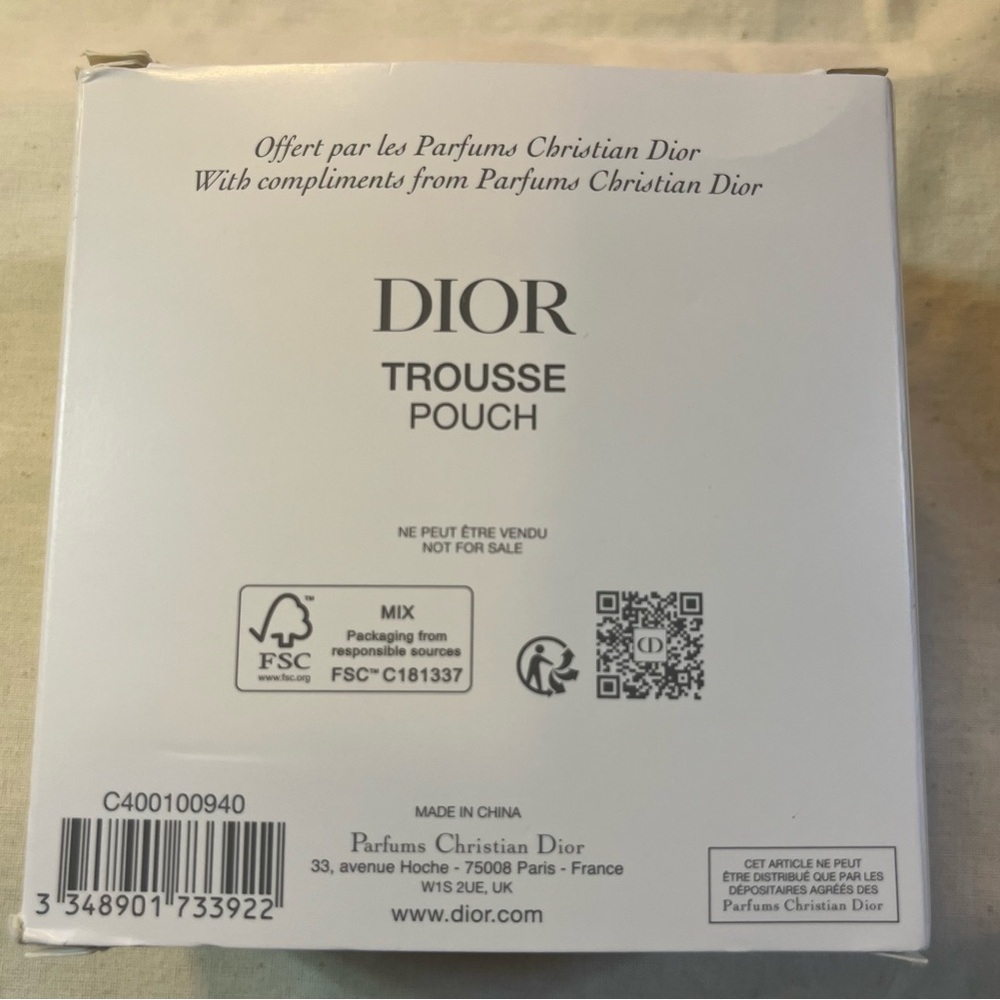 NWT Dior Mini Jewelry Case Christian Dior Trousse Pouch Brand new with box CD - Picture 9 of 12